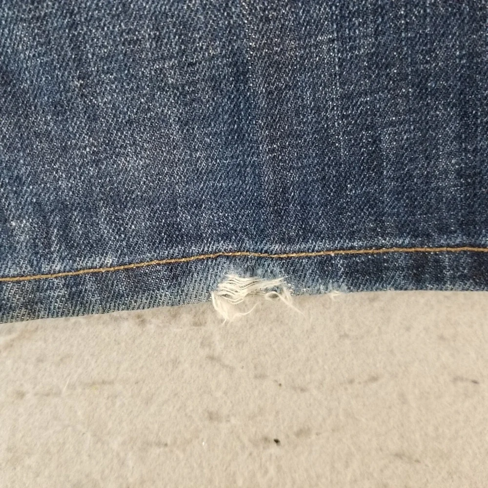 Levi's 501 jeans men's 40 x 30 regular fit straight blue button fly denim pants